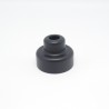 Black Peek Integral Cap