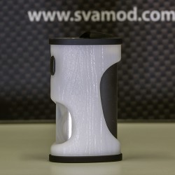 Kimech V3 White grounge wood engraved