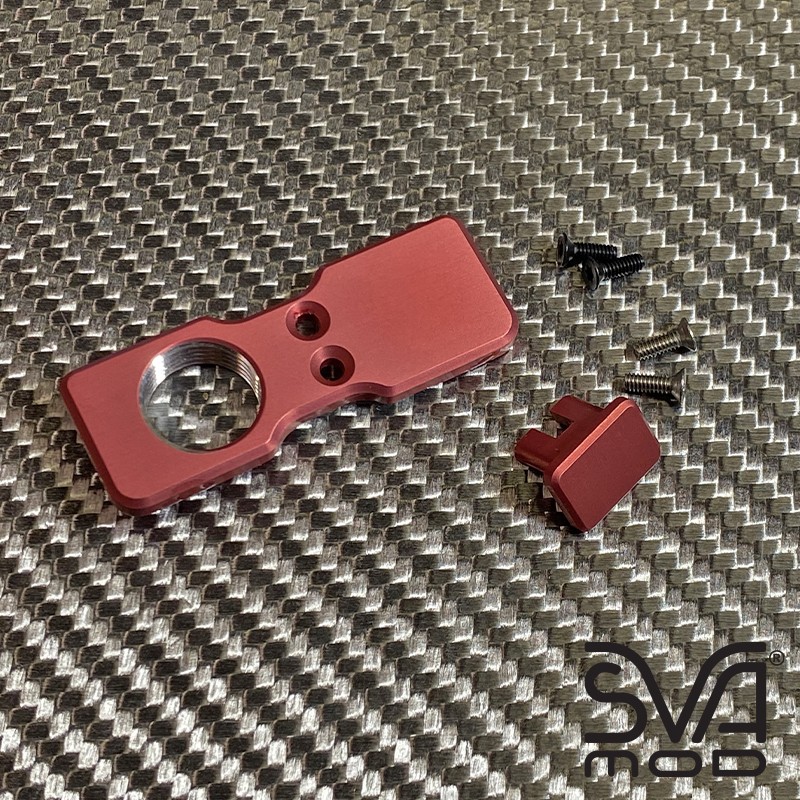 Top Plate and Button kit - Red