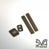 Bronze accessories white logo