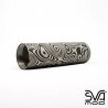 Tube Graphite Black Engraved Damascus 1
