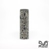 Tube Graphite Black Engraved Damascus 2