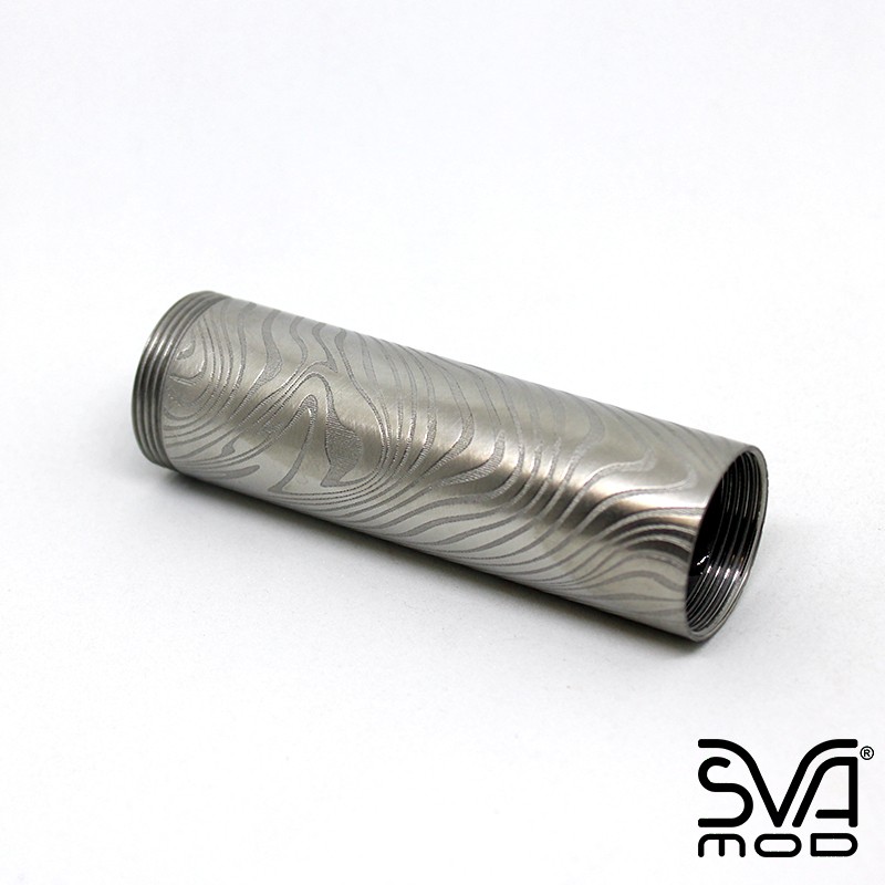 Tube Damascus engraving 3
