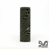 Tube Graphite Black Engraved Damascus 3