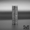 Tube Graphite Black Engraved Damascus 4