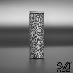 Tube Graphite Black Engraved organic