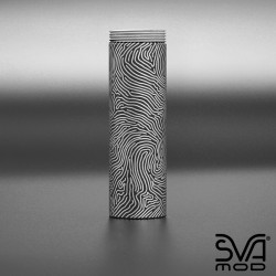 Tube Graphite Black Engraved organic