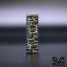 Tube Graphite Black Engraved Bricks